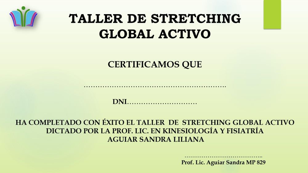 TALLER STRETCHING
